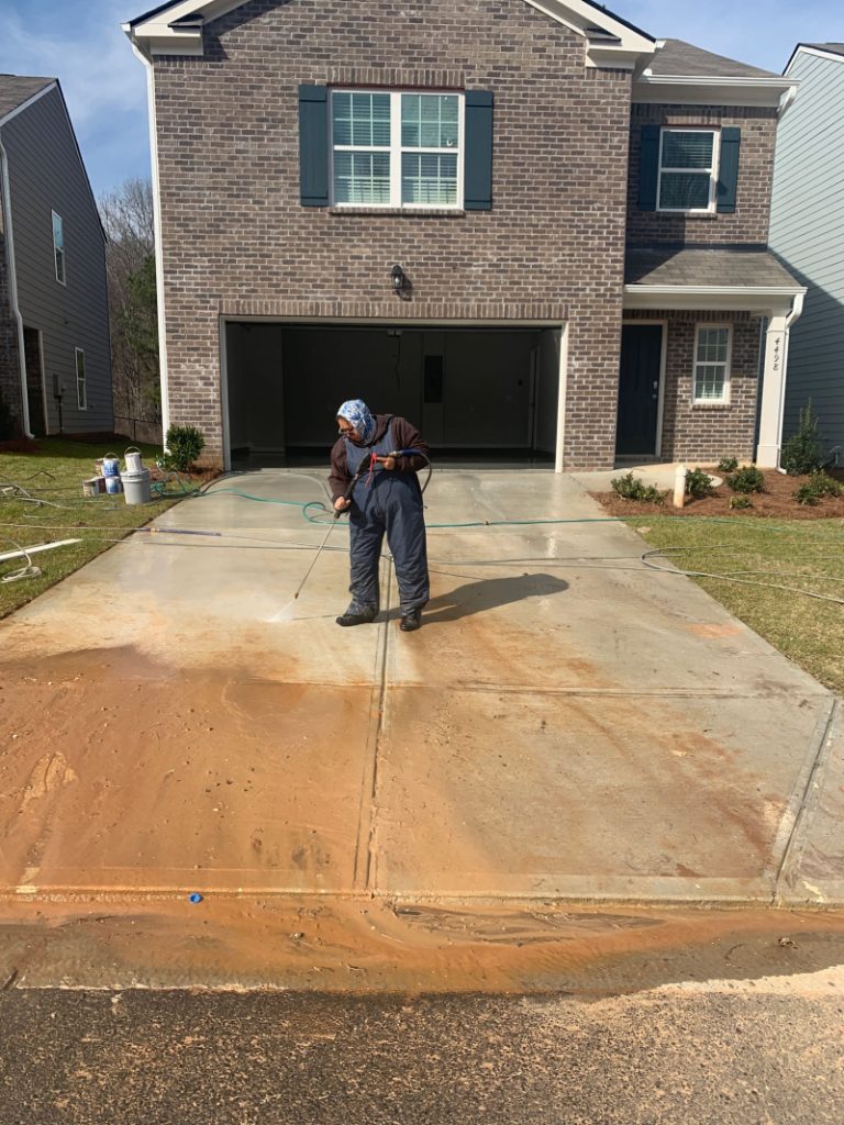 driveway pressure cleaning