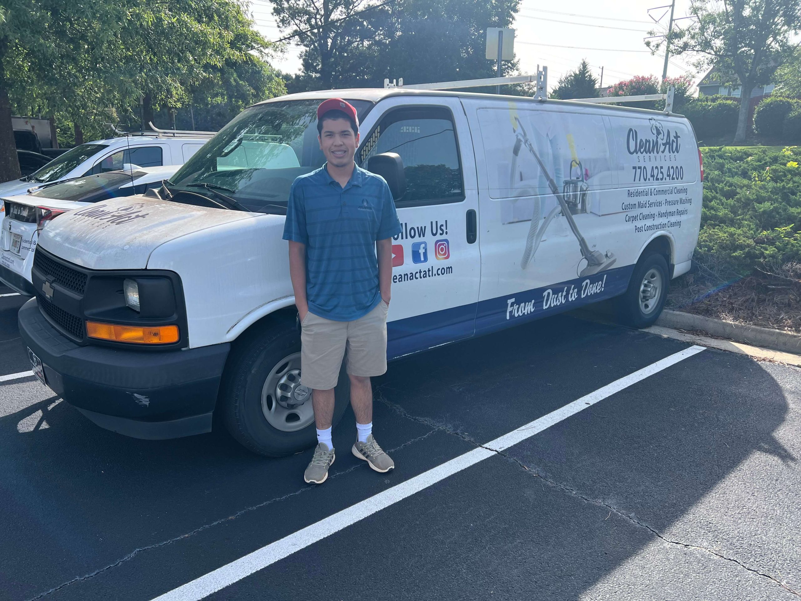 cleaning van pressure cleaning for parking lots